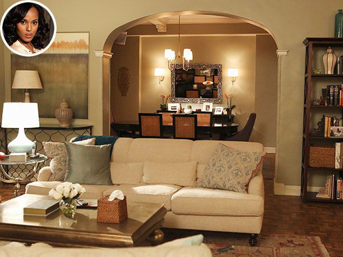 On the set of Scandal: Olivia Pope's apartment