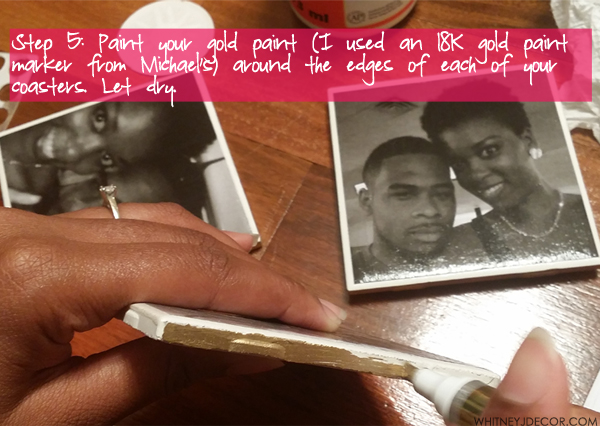 DIY ceramic photo coasters