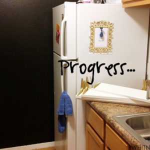 kitchen progress photo