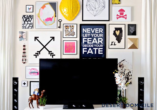 gallery walls - desert domicile