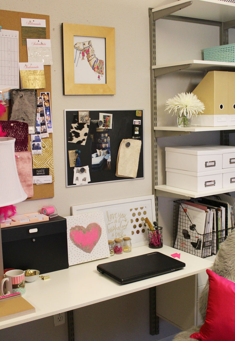 organizing a home office | home organization tips | office organization tips | home office decor