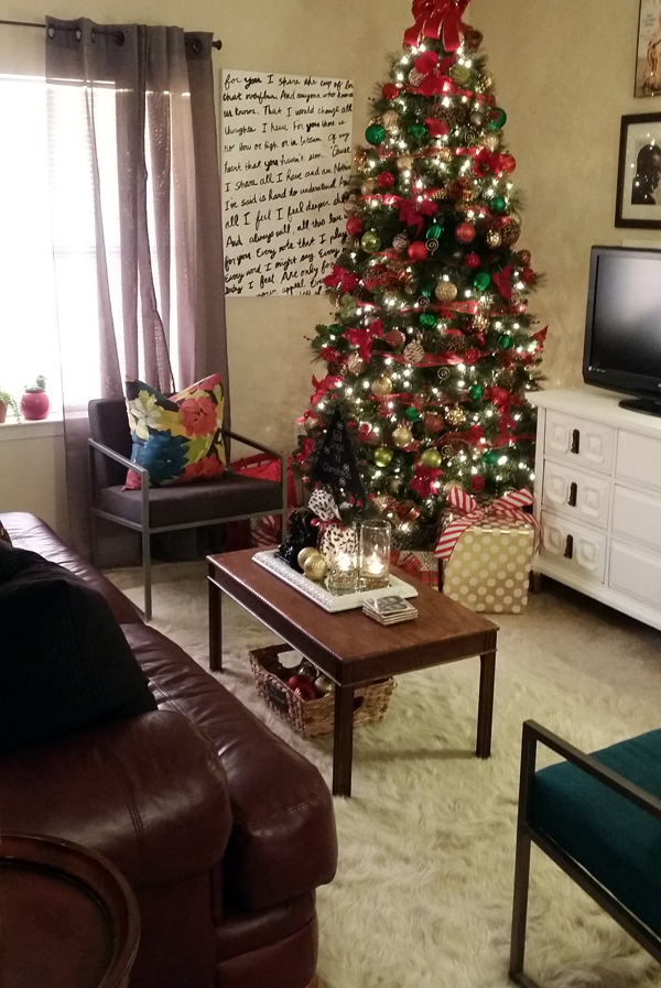 My living room. Too small, too boring.