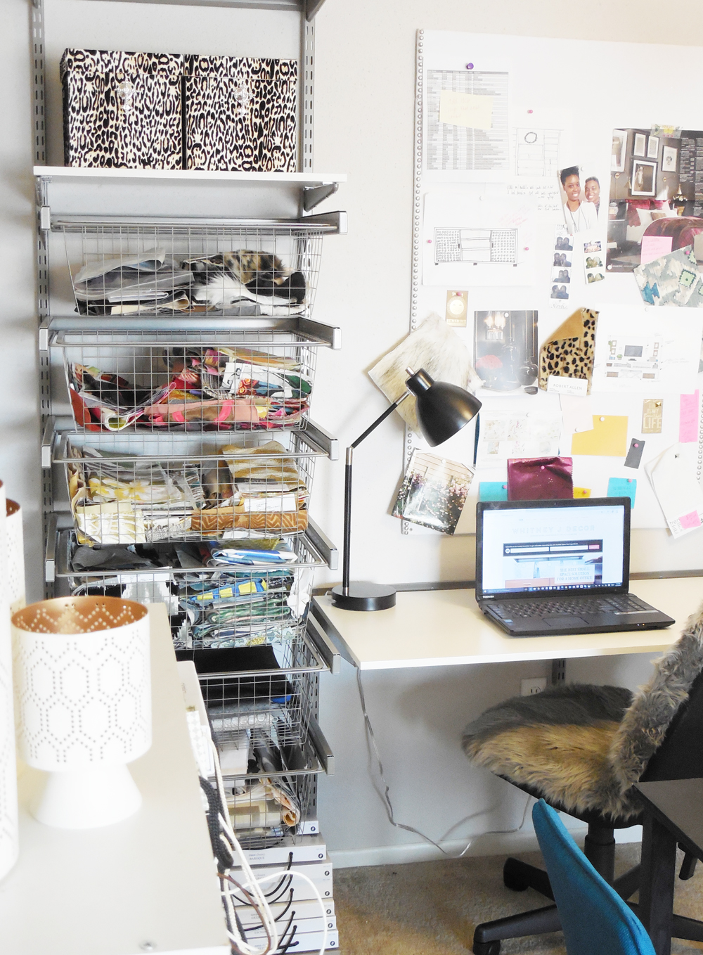small home office tour via Whitney J Decor