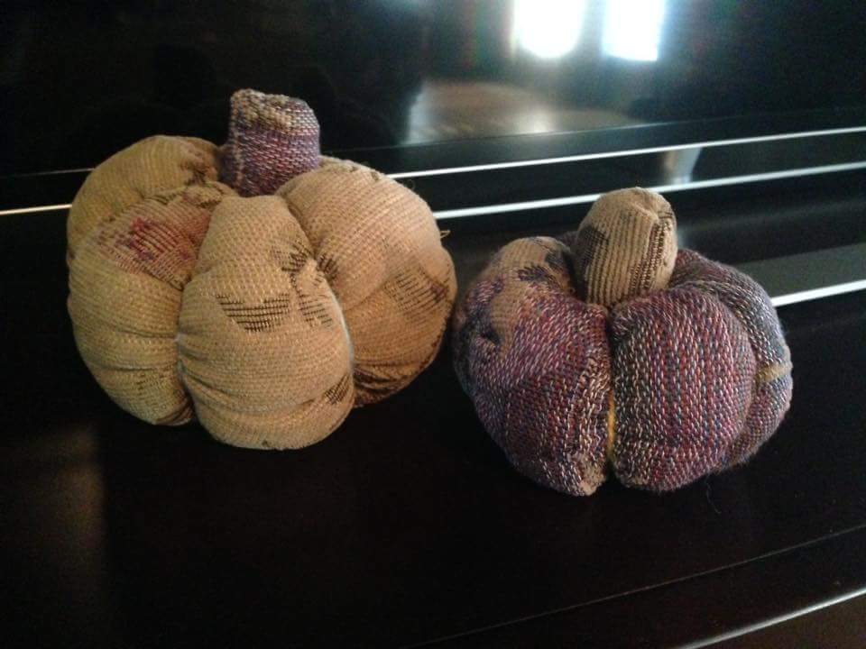 fabric pumpkin