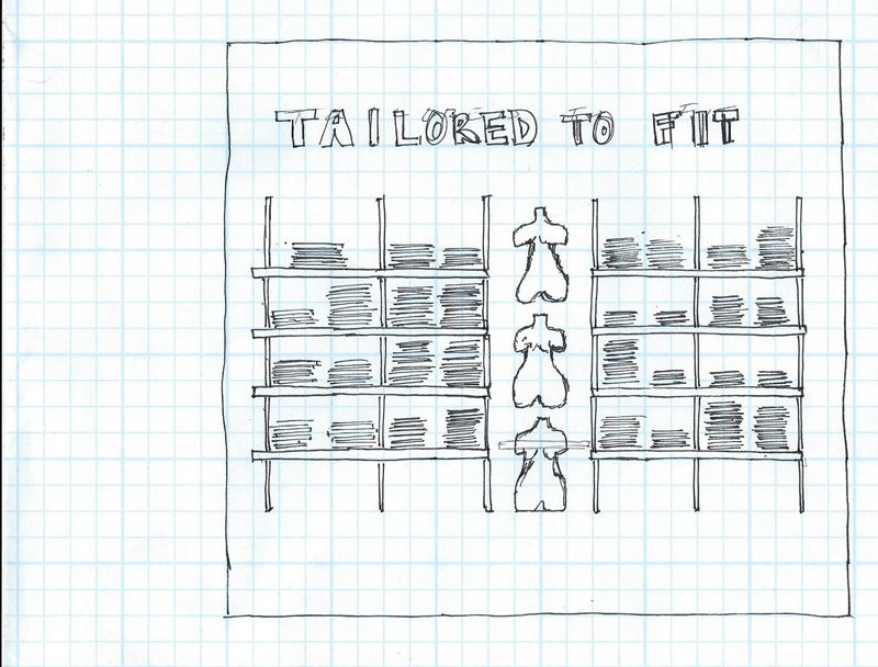 super easy wall storage solution