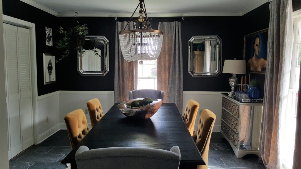 eclectic dining room transformation