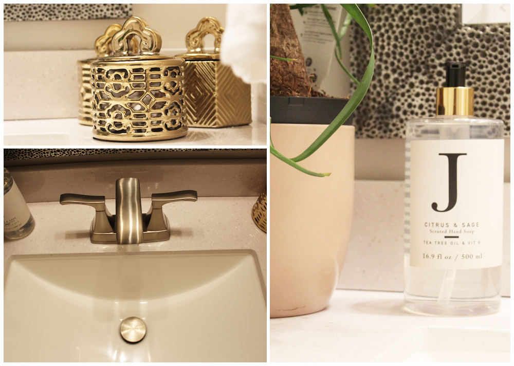 eclectic guest bathroom