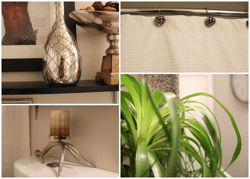 eclectic guest bathroom