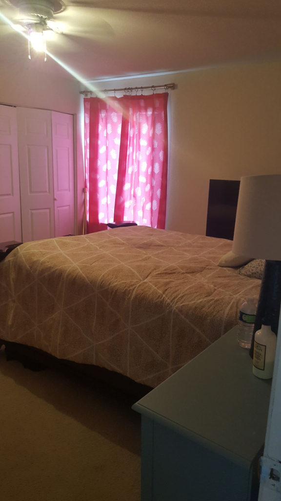 eclectic bedroom layout | one room challenge bedroom layout | before photos