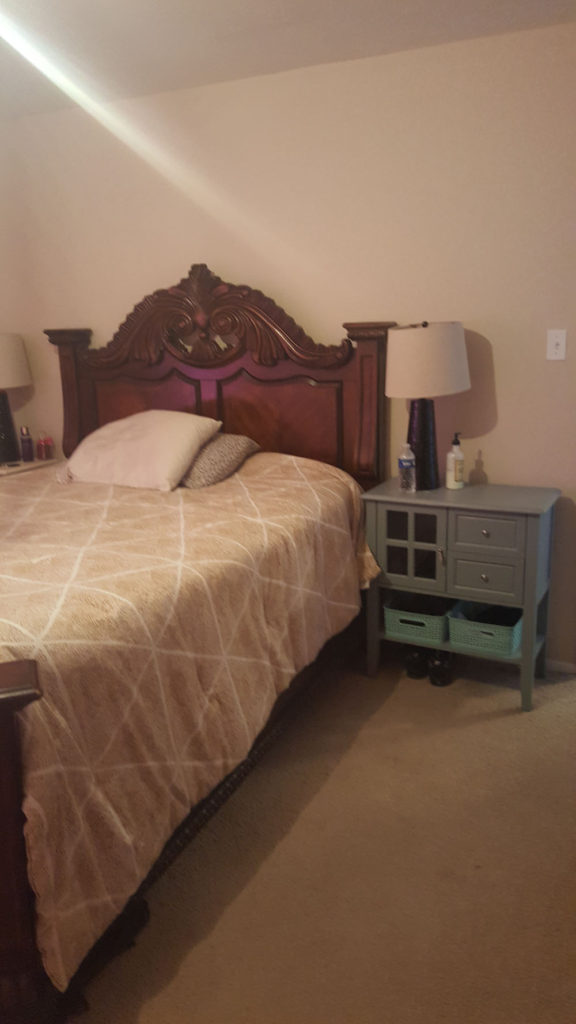 eclectic bedroom layout | one room challenge bedroom layout | before photos