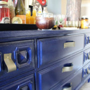 diy faux leather dresser handles