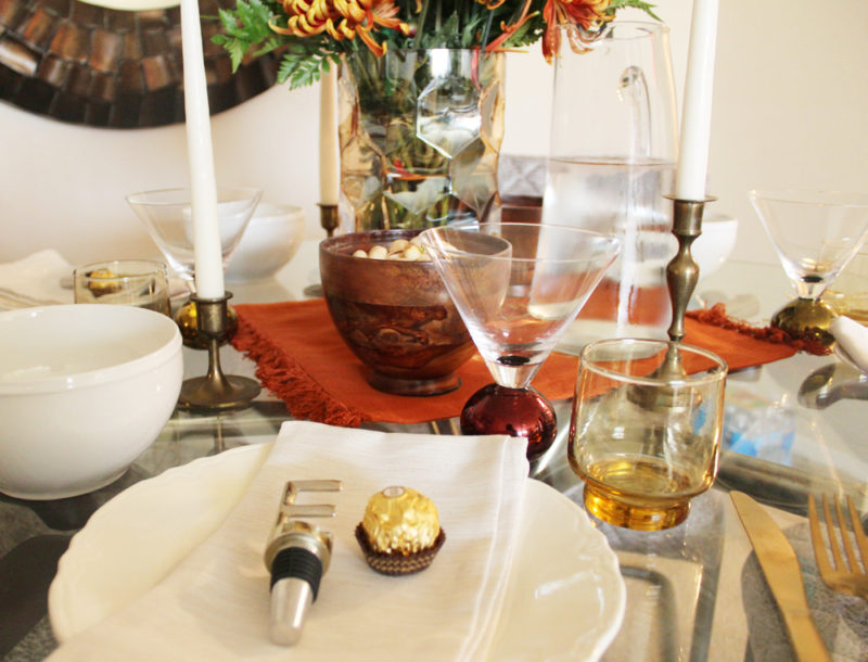 last minute thanksgiving tablescape ideas | Thanksgiving decor | Thanksgiving holiday party | Thanksgiving party | Friendsgiving party