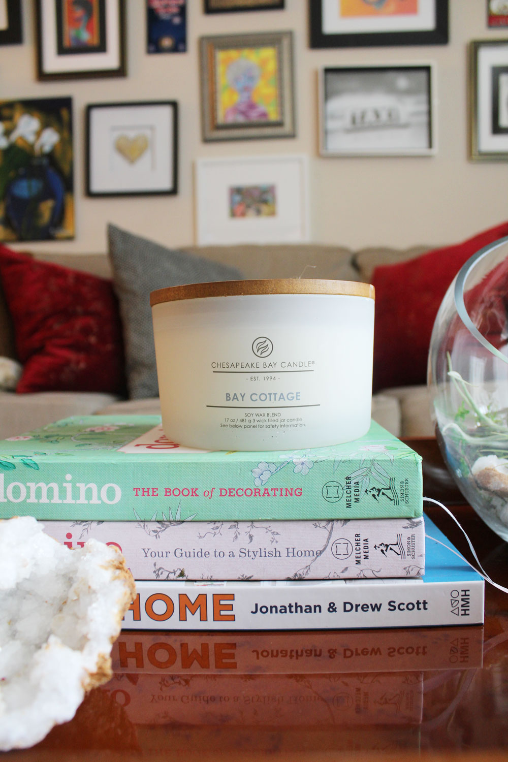 chesapeake bay candle | living room decor | candle decor