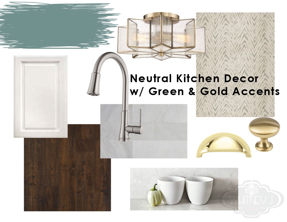 small kitchen decor plan | whitney j decor | kitchen before | white kitchen decor | one room challenge