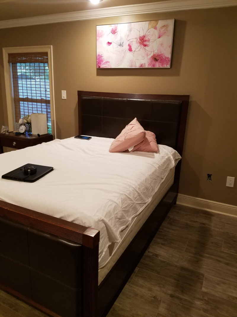 before photo | pink and gray bedroom | pink bedroom | pink master bedroom | nola decorator | new orleans interior design | new orleans decorator | nola interior designer | nola homes | new orleans homes |
