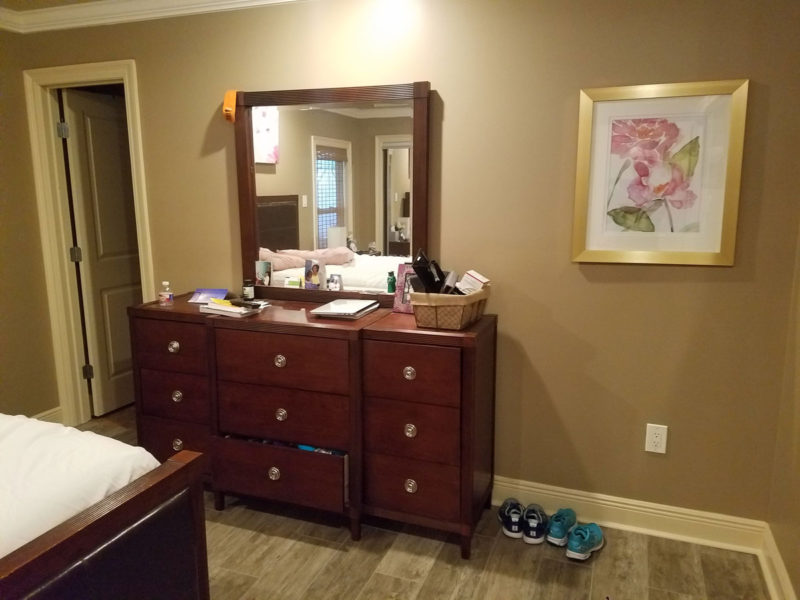 before photo | pink and gray bedroom | pink bedroom | pink master bedroom | nola decorator | new orleans interior design | new orleans decorator | nola interior designer | nola homes | new orleans homes |