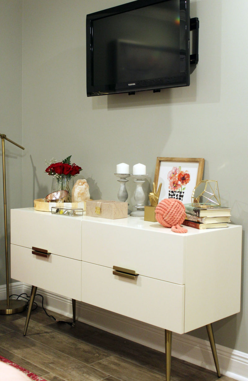 pink and gray bedroom | pink bedroom | pink master bedroom | nola decorator | new orleans interior design | new orleans decorator | nola interior designer | nola homes | new orleans homes | west elm hayworth dresser