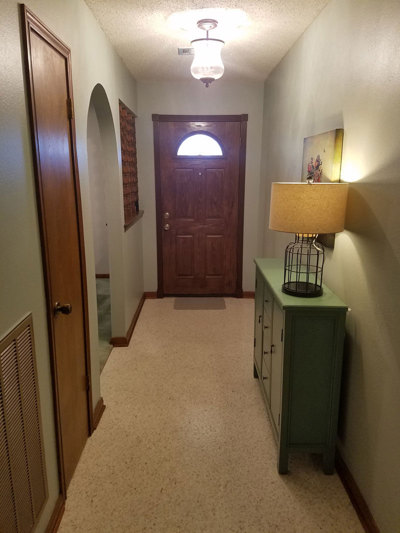 entryway plans and updates by whitney j decor | before photos of entryway | entryway decor | foyer decor | entryway ideas | foyer ideas | tribal stencil | black and white entry | black and white foyer | whitney j decor | new orleans blogger | new orleans interior designer | new orleans decorator | nola blogger | nola decorator | nola interior designer