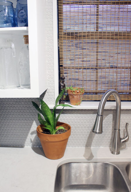 caesarstone london grey countertops | caesarstone countertops | gray and white kitchen reveal whitney j decor | caesarstone countertops | gray and white kitchen | small gray kitchen | small galley kitchen | small white kitchen | small space kitchens | tiny kitchen decor | gray and white kitchen decor | white kitchen decor | new orleans interior design | new orleans decor | new orleans homes | nola homes | nola decorator | new orleans decorator