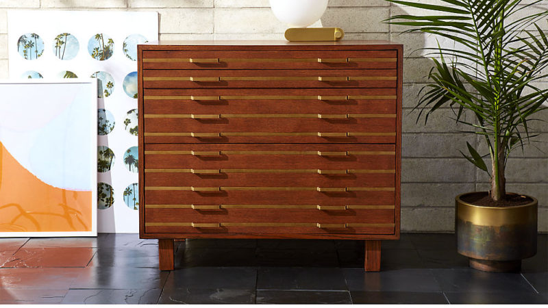 inline brass filing cabinet