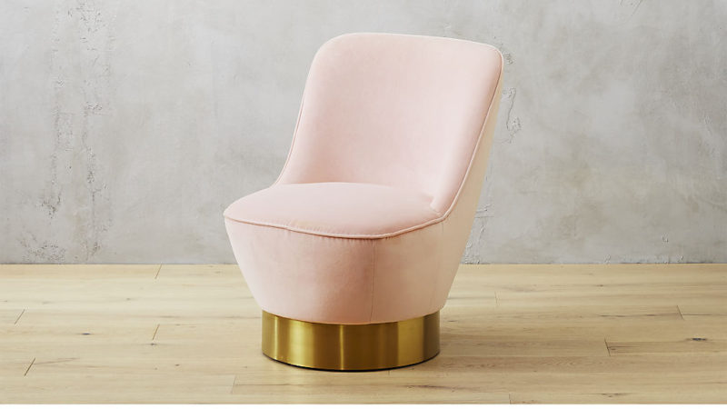 simone blush chair