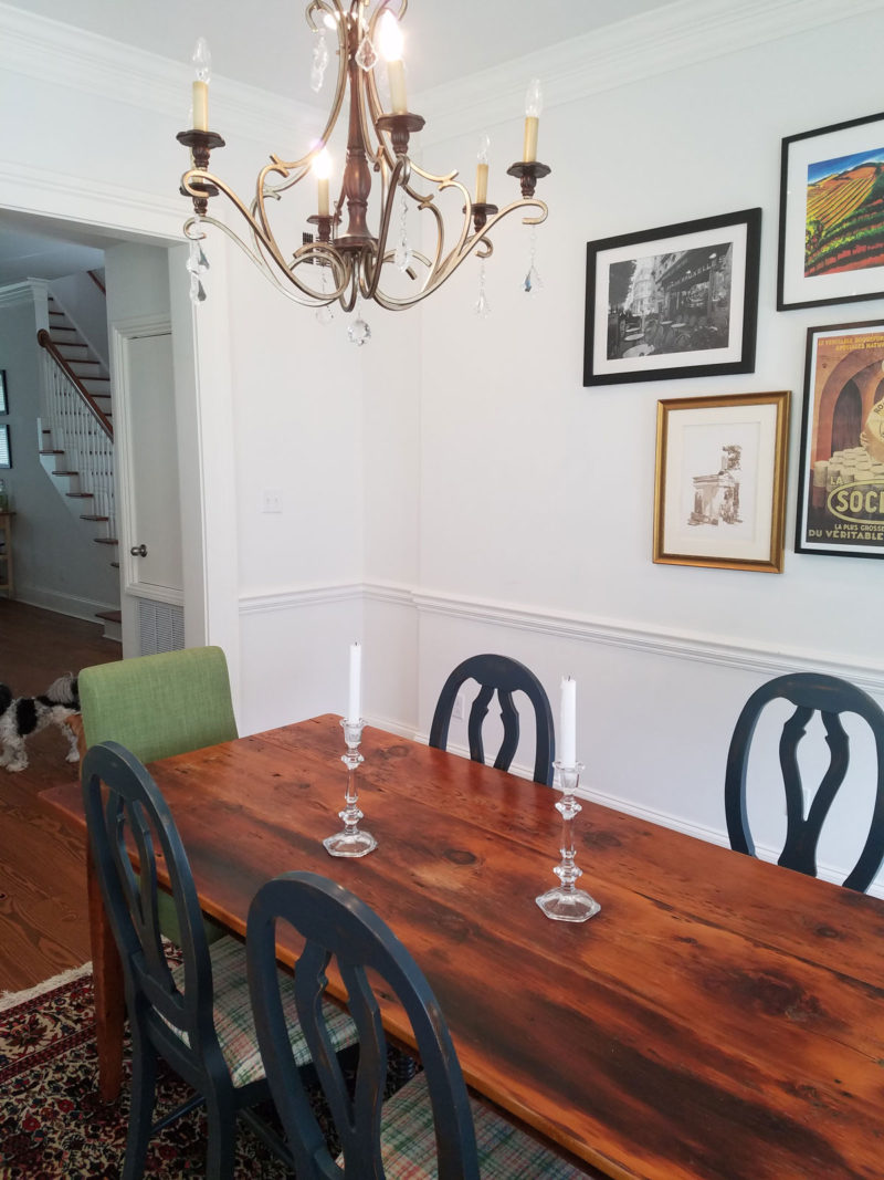Blue, Transitional Dining Room - Whitney J Decor