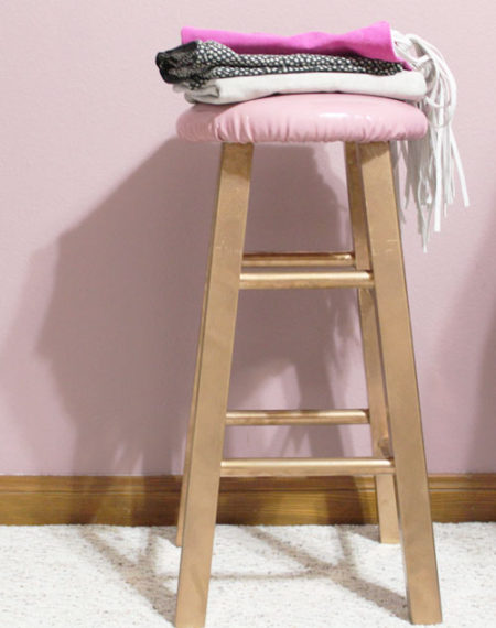 painted bar stool | diy bar stool