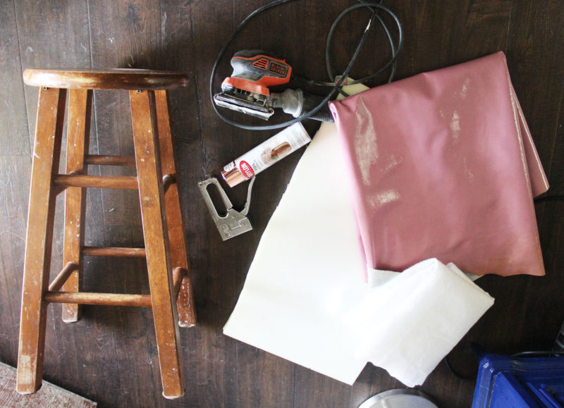 painted bar stool | diy bar stool