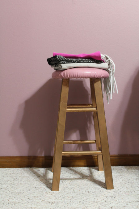 painted bar stool | diy bar stool