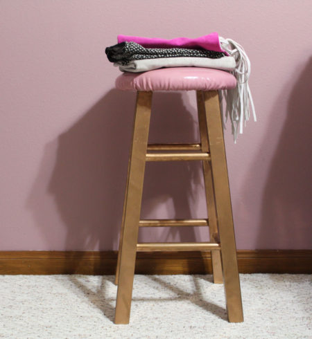 painted bar stool | diy bar stool