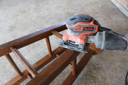 painted bar stool | diy bar stool