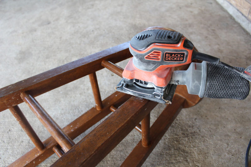 painted bar stool | diy bar stool