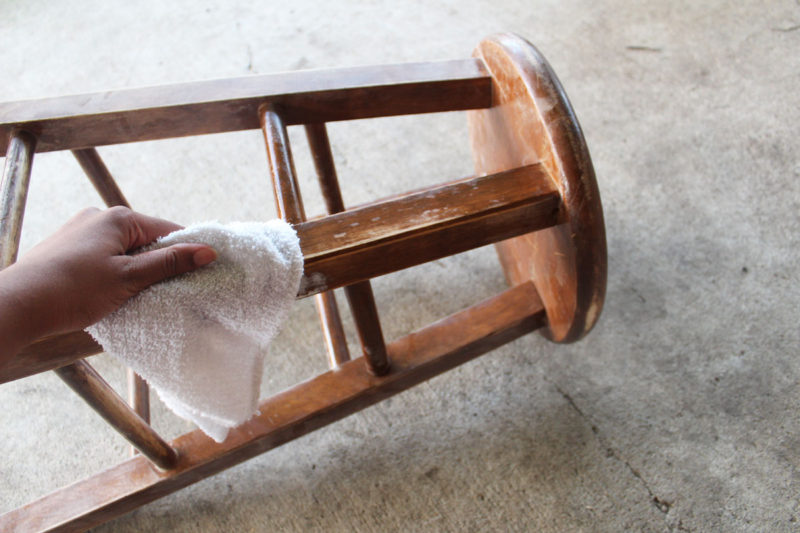 painted bar stool | diy bar stool