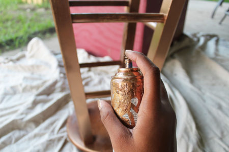 painted bar stool | diy bar stool