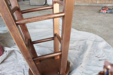 painted bar stool | diy bar stool