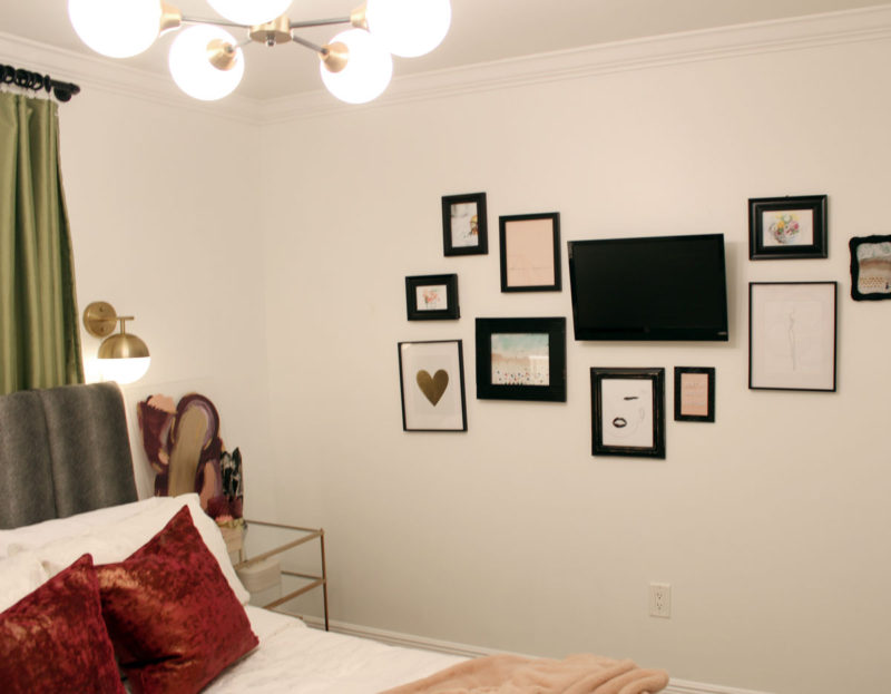 photo of white gallery walls