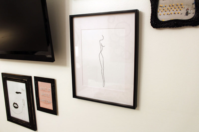 photo of white gallery walls