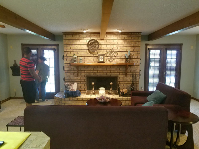 my living room before photos