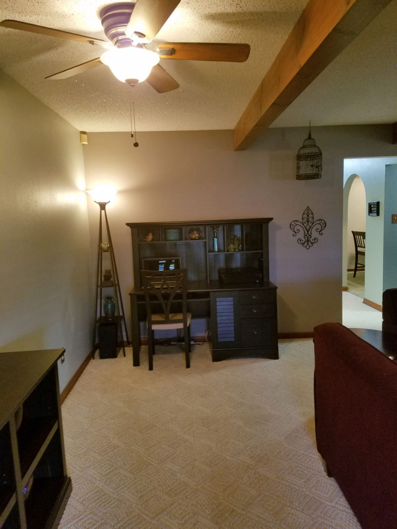 my living room before photos