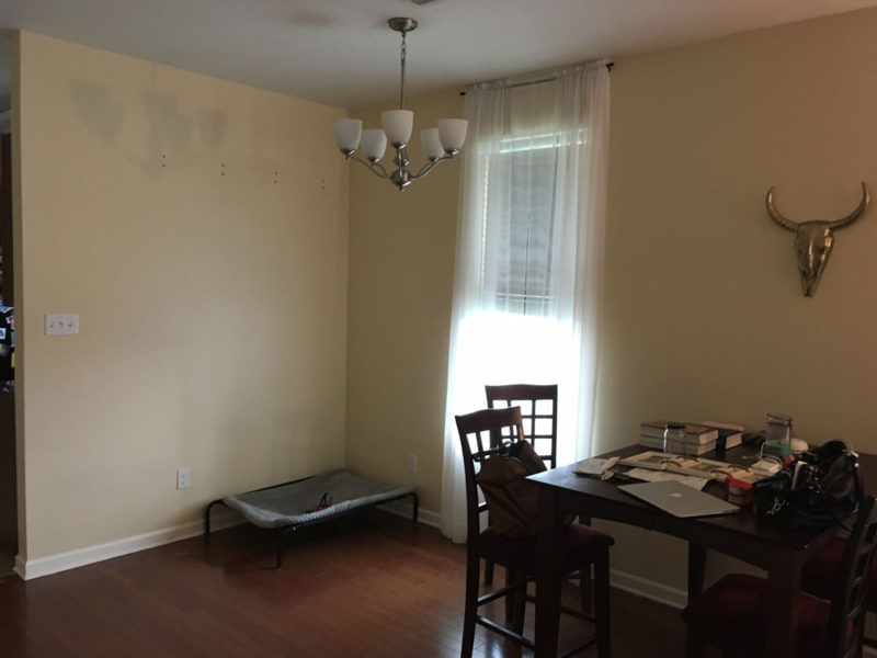 BEFORE PHOTO OF colorful, boho living room | whitney j decor | new orleans interior designer | new orleans decorator | new orleans homes