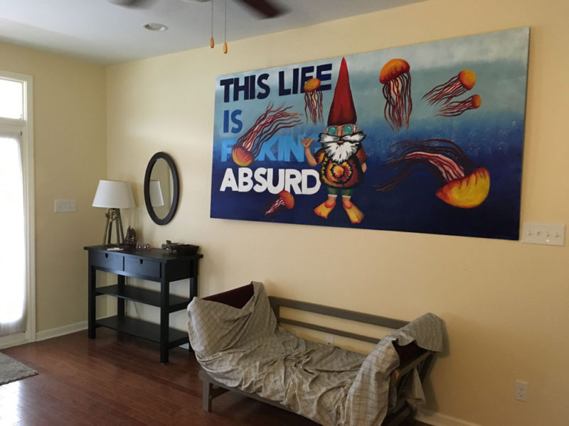 BEFORE PHOTO OF colorful, boho living room | whitney j decor | new orleans interior designer | new orleans decorator | new orleans homes