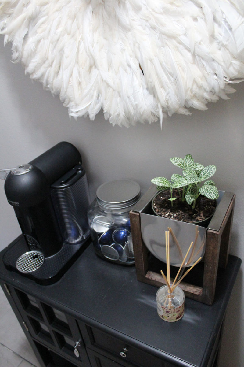 kitchen hallway decor | kitchen decor | coffee station | whitney j decor | new orleans blogger | nola blogger