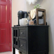 kitchen hallway decor | kitchen decor | coffee station | whitney j decor | new orleans blogger | nola blogger