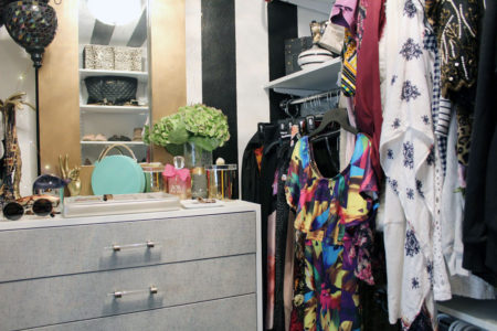 black and white closet decor | black and white decor | master closet inspiration | master closet ideas | walk in closet ideas | glam walk in closet | eclectic walk in closet | new orleans interior design | new orleans decorator | nola interior design | nola decorator | whitney j decor