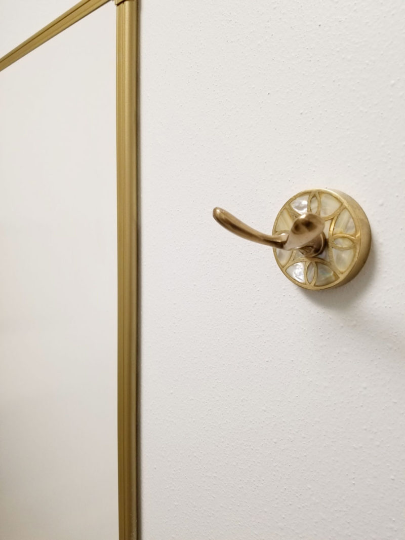 tiny black, white, and gold office transformation | glam office under 50 sqft | tiny office design | small office design | small home office | tiny home office | blue home office | real estate decor | whitney j decor | new orleans decor | new orleans interior designer | black interior designer | nola homes | nola interior designer | new orleans decorator | new orleans interior designer