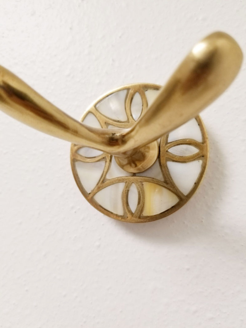 atiny black, white, and gold office transformation | glam office under 50 sqft | tiny office design | small office design | small home office | tiny home office | blue home office | real estate decor | whitney j decor | new orleans decor | new orleans interior designer | black interior designer | nola homes | nola interior designer | new orleans decorator | new orleans interior designer