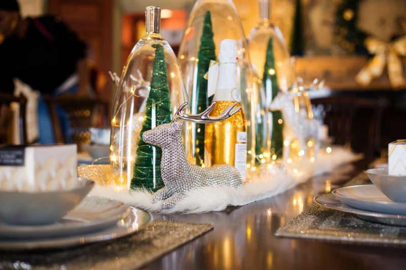 blue and green christmas decor | holiday decor | whitney j decor