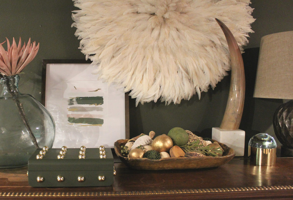 styling around a vintage piano