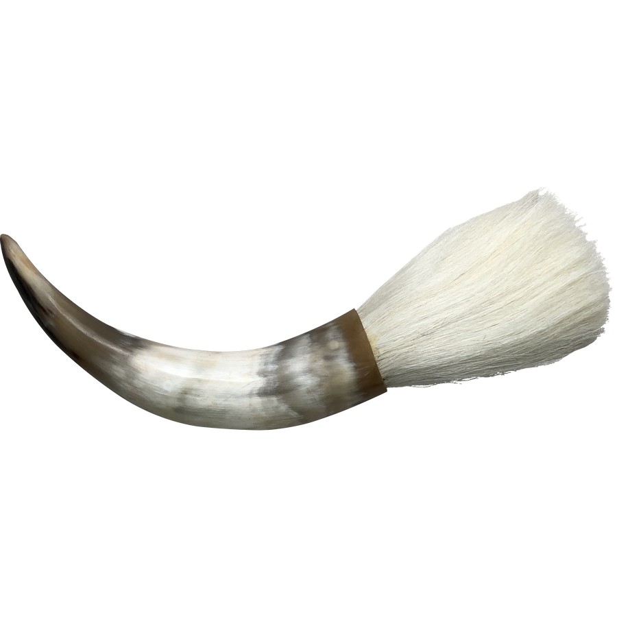 Gray Horn Calligraphy Brush Whitney J Decor